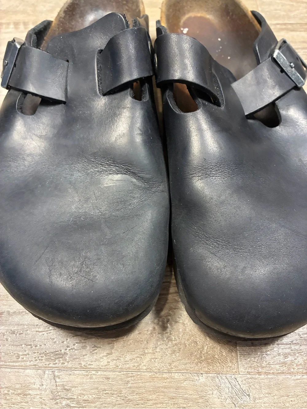 Birkenstock Boston Leather Clogs Shoes